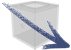 Glas-Rahmenbecken W�rfel