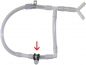 Schlauch O-Wandhalter 8/10 mm