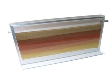 glass ant display 60x2x30cm