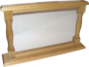 wood glass ant display 60x35x1,2 cm