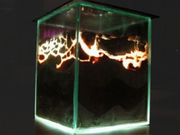 glass light panorama farm 16x16x20 cms