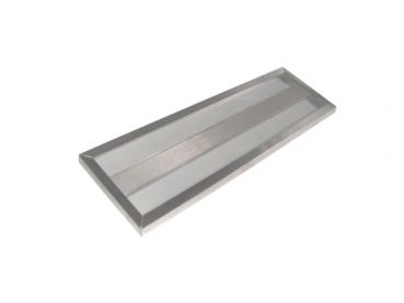 Slim Abdeckung Glas + Gitter 30x10 cm