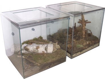 glass basin 50x50x50 cm with 27mm drilling