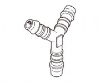 Tube link Y piece 8/10 mms