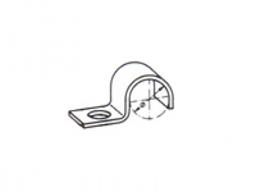 Schlauch U-Wandhalter 8/10 mm
