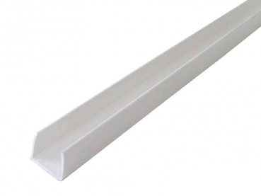 U-Profil PVC white 50cm