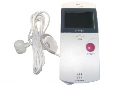 Thermo- Hygrometer Deluxe, min-max with remote sensor