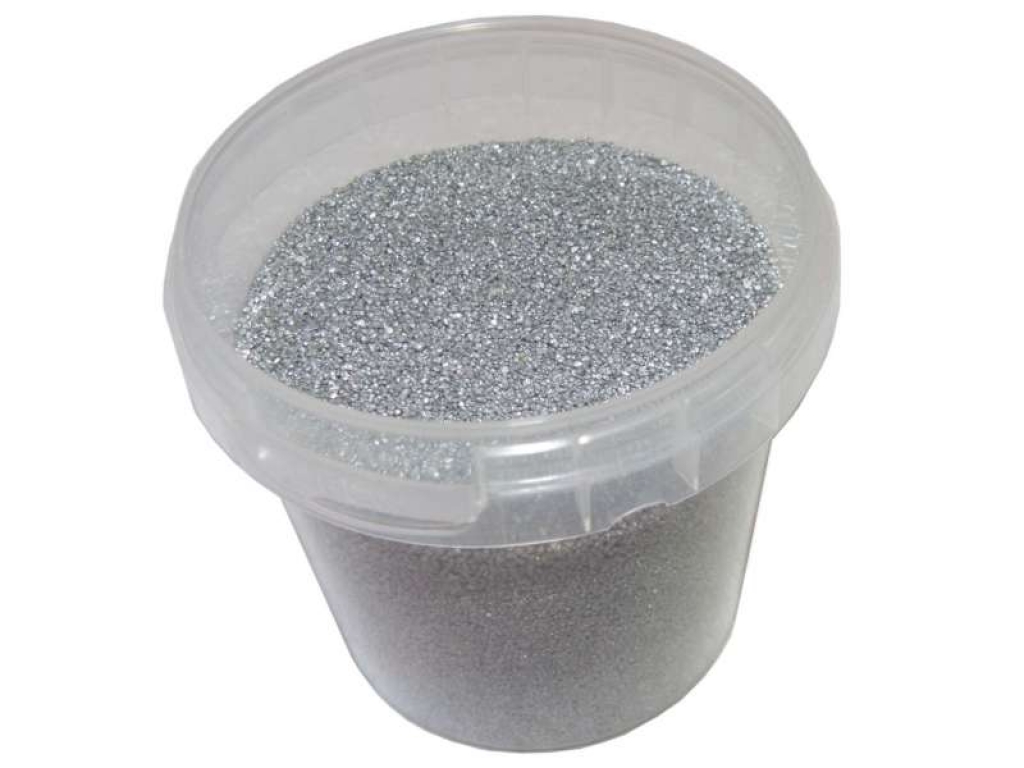 Deco-Sand fein 200g silber