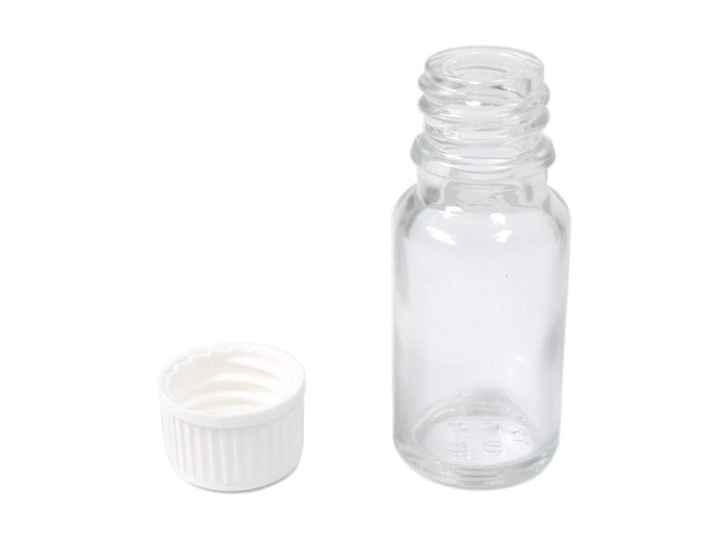 Glasflasche 10ml mit Kappe