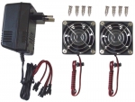 Minil�fter-Set HQ mit Netzteil und 2 L�ftern 60mm