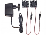 Minil�fter-Set HQ mit Netzteil und 2 L�ftern 40mm