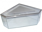 Glas Eckformicarium 40x40x20 cm + Deckel