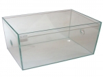 Glasbecken 60x30x30 cm mit 27mm Bohrungen