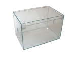 Glass basins 30x20x20 cm with 27mm drilling
