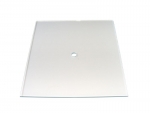 Glasplatte 20x19 cm mit 10mm Bohrung