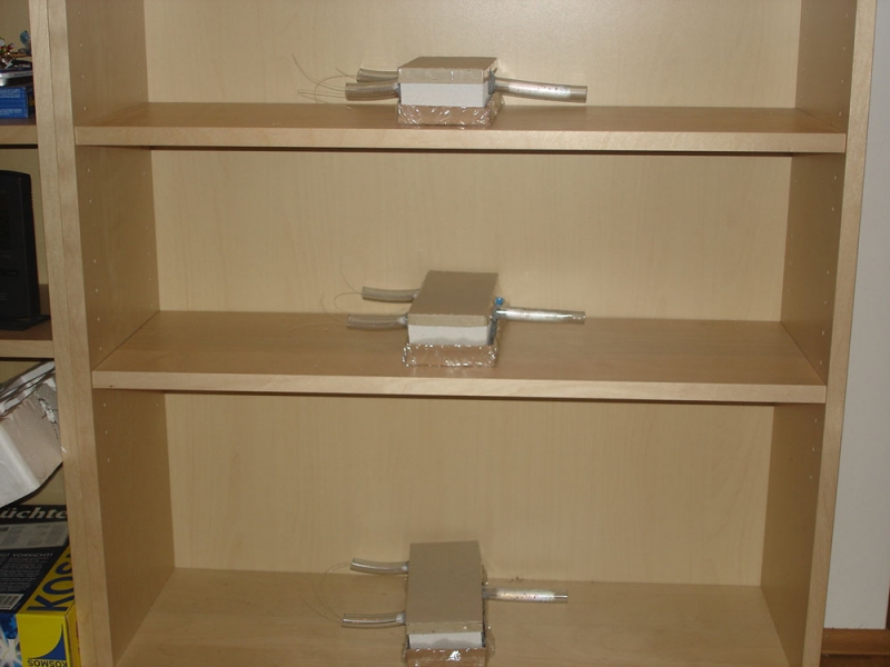 Ytongnester am zukünftigen Standort