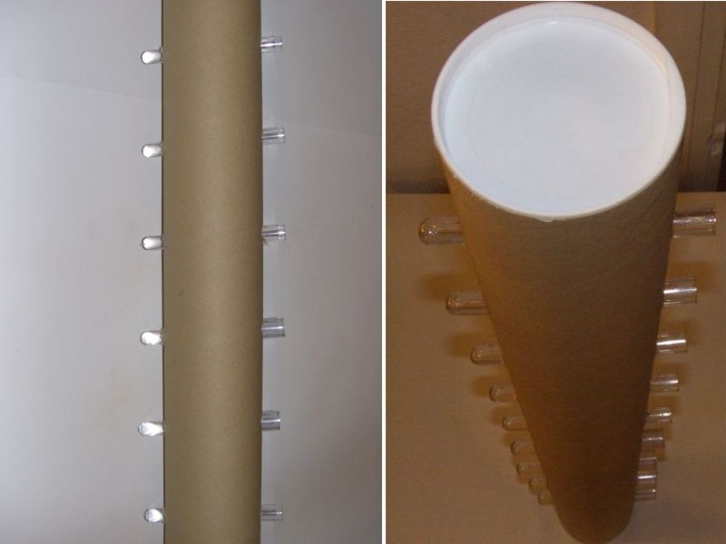 Karton - Reagenzglasbaum