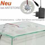 Ameisenarena - Lüfter Set 50mm mit Netzgerät