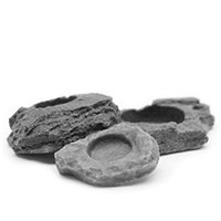 Rock shells made of plastic