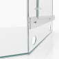 Preview: Eck ANTCUBE PRO 60x60x60 mit Schiebetür - Rahmen und Abdeckung