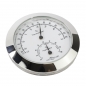 Preview: Mini Thermo- Hygrometer analog metall - 43mm