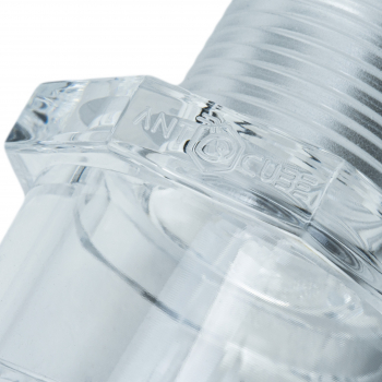 Beckenverbinder 3/4" zu 20mm - glasklar