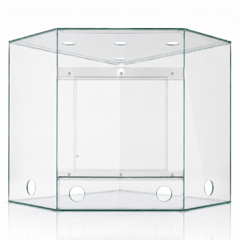 Eck ANTCUBE PRO 60x60x60 mit Schiebetür - Rahmen und Abdeckung