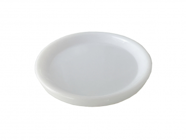 Feeding dish white round
