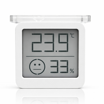 Mini thermo-hygrometer  digital square - hanging