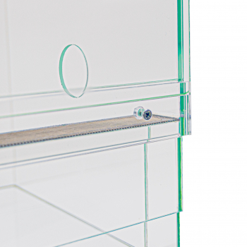 Eck TERRACUBE PRO 60x60x60 mit Schiebetür - Rahmen und Abdeckung