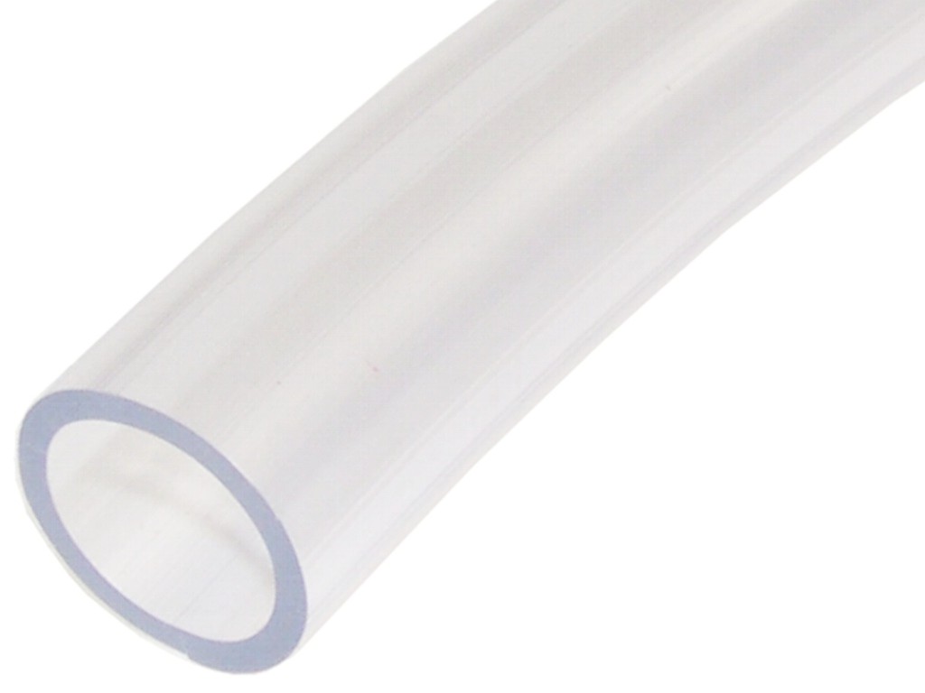 Fittingstore - PVC-Schlauch mit Gewebeeinlage Transparent,  Lebensmittelqualität, 10, 25 und 50 Meter Rolle, verschiedene Größen (Innen  Ø: 13,2 mm