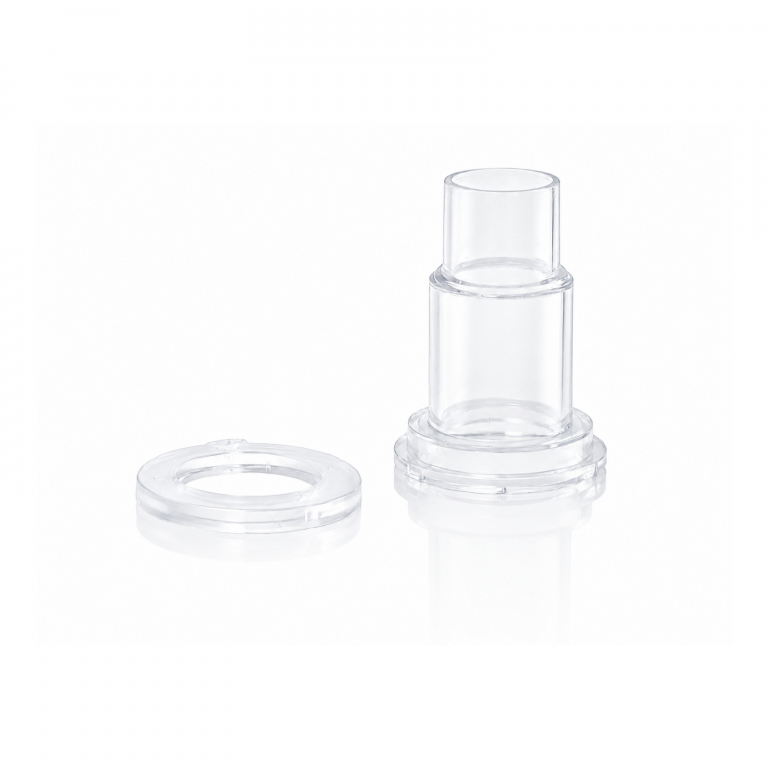 basin hose connector 27mm - 14,20,24mm - transparent