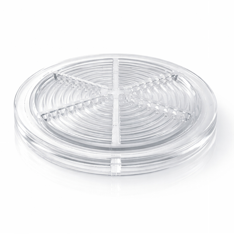 Gittereinsatz - 50mm - Acryl mit Dichtungsring